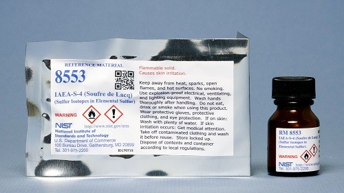 SRM 8553 IAEA-S-4 （元素硫中的硫同位素）標準品
