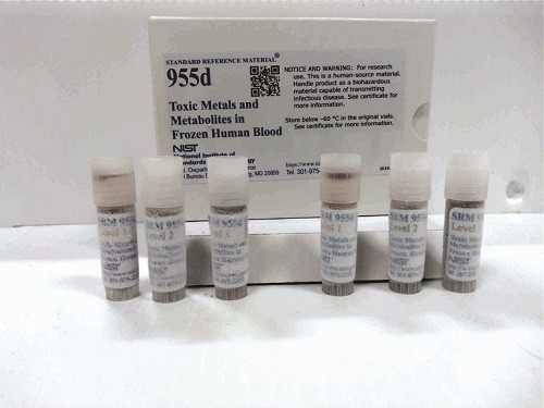 SRM 955d  有毒金屬及代謝物（人血液）標準品