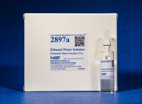SRM 2897a  乙醇-水溶液標(biāo)準(zhǔn)品(標(biāo)稱質(zhì)量分數(shù)2%)