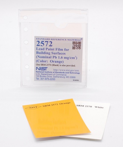 SRM 2572  建筑表面鉛涂料(標(biāo)稱鉛1.6毫克/厘米)2)(顏色：橙色)