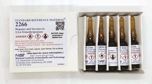 SRM 2266   2，2，4三甲基戊烷中的厚樸烷和甾烷標(biāo)準(zhǔn)品